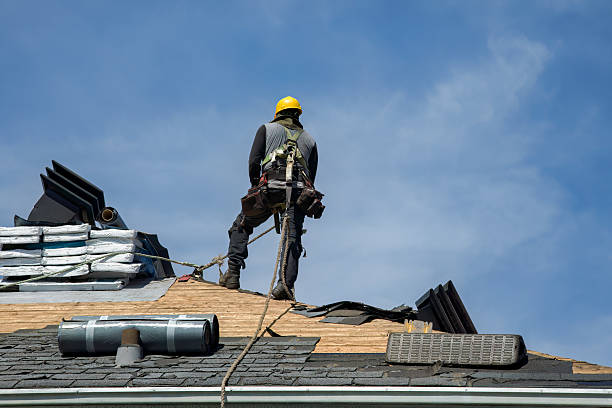 Professional Roof Replacement technician working in Dwight, KS